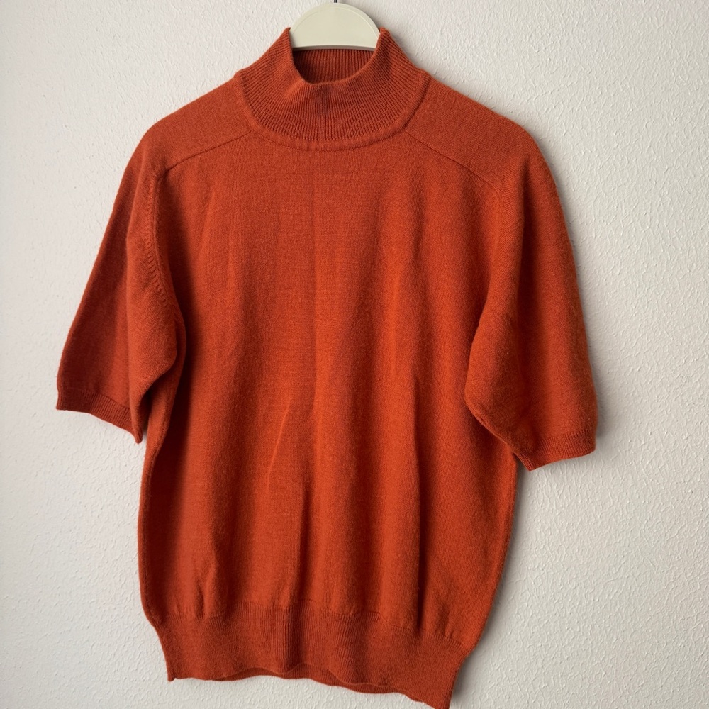 Pappagallo Orange Turtleneck Sweater